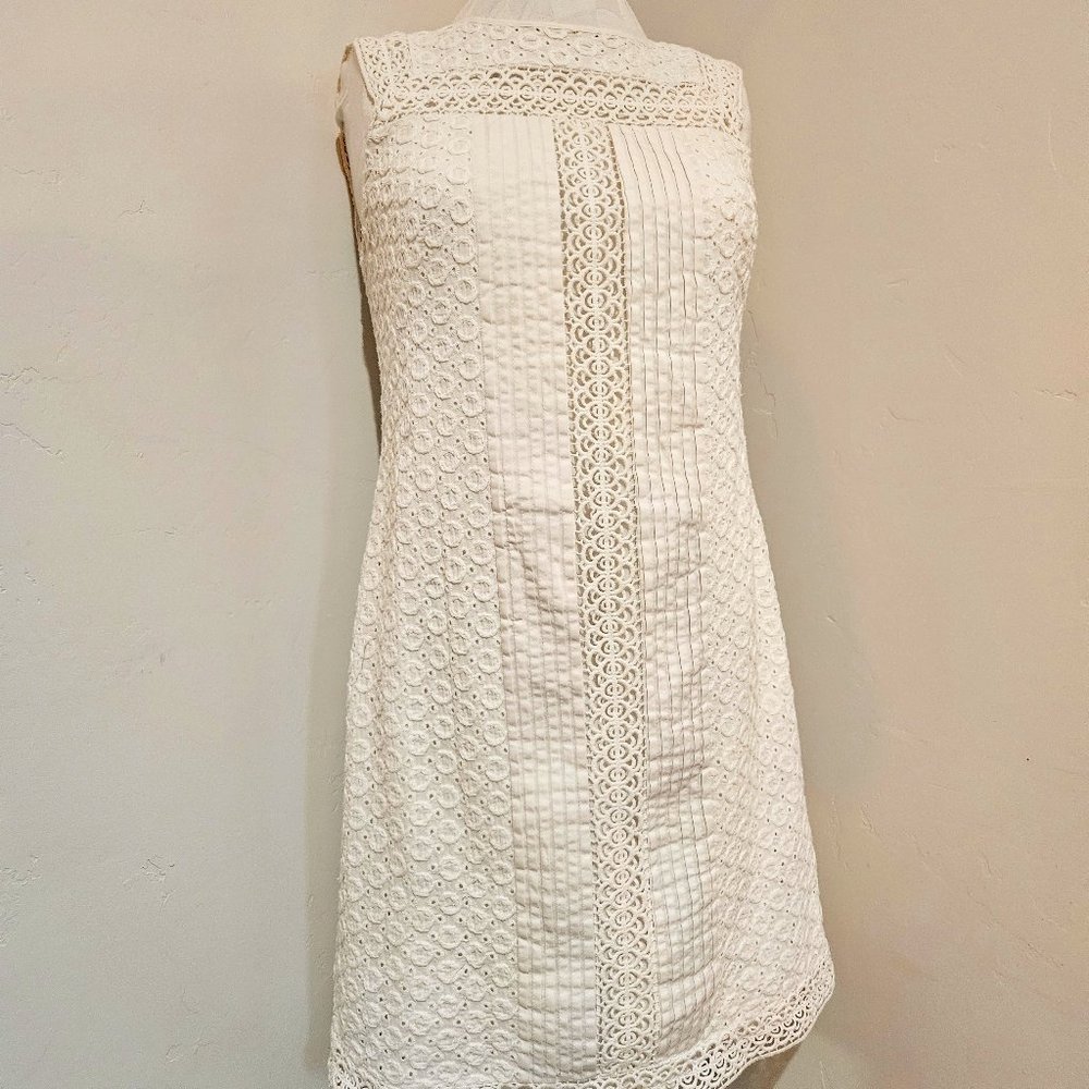 Adrianna Papell Embroidered Dress